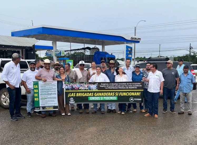 La Brigada Solidaria Ganadera desalojó a invasores en Puerto Libertador