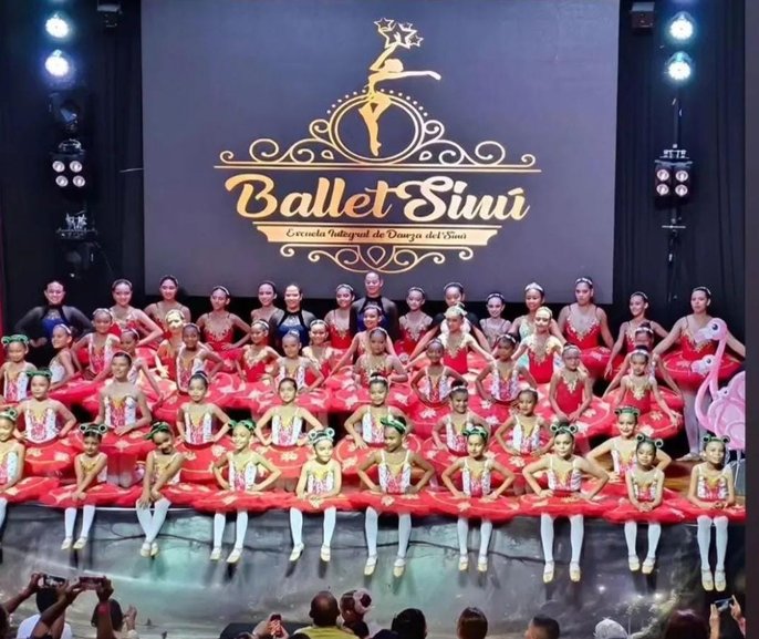 Ballet Sinú brilló en la capital cordobesa