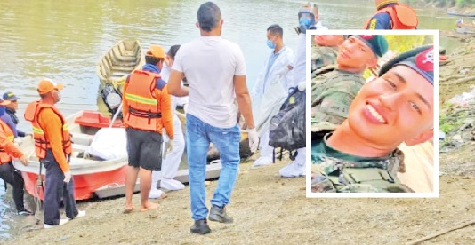 Militar fue encontrado muerto en el San Jorge