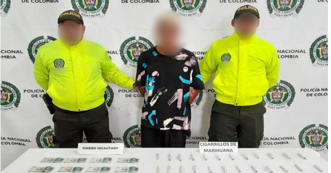 Capturado en flagrancia por el delito de tráfico, fabricación o porte de estupefacientes