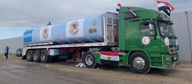 OMS anuncia mecanismo de entrada de combustible a Gaza