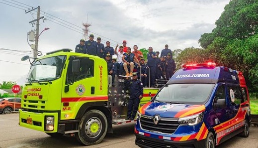 Bomberos de Coveñas celebraron con dotación