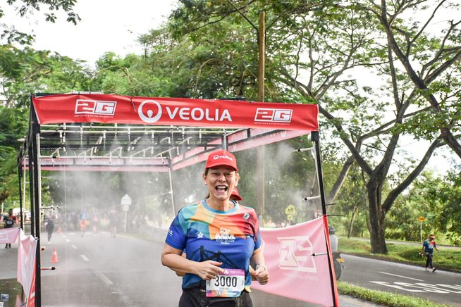 Veolia se hizo notar en la Río Media Maratón de Montería