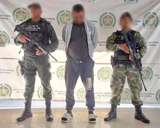 Capturan a alias ‘Oscar’ o ‘Henry’, encargado de las finanzas del frente Javier Yepes Cantero de las AGC