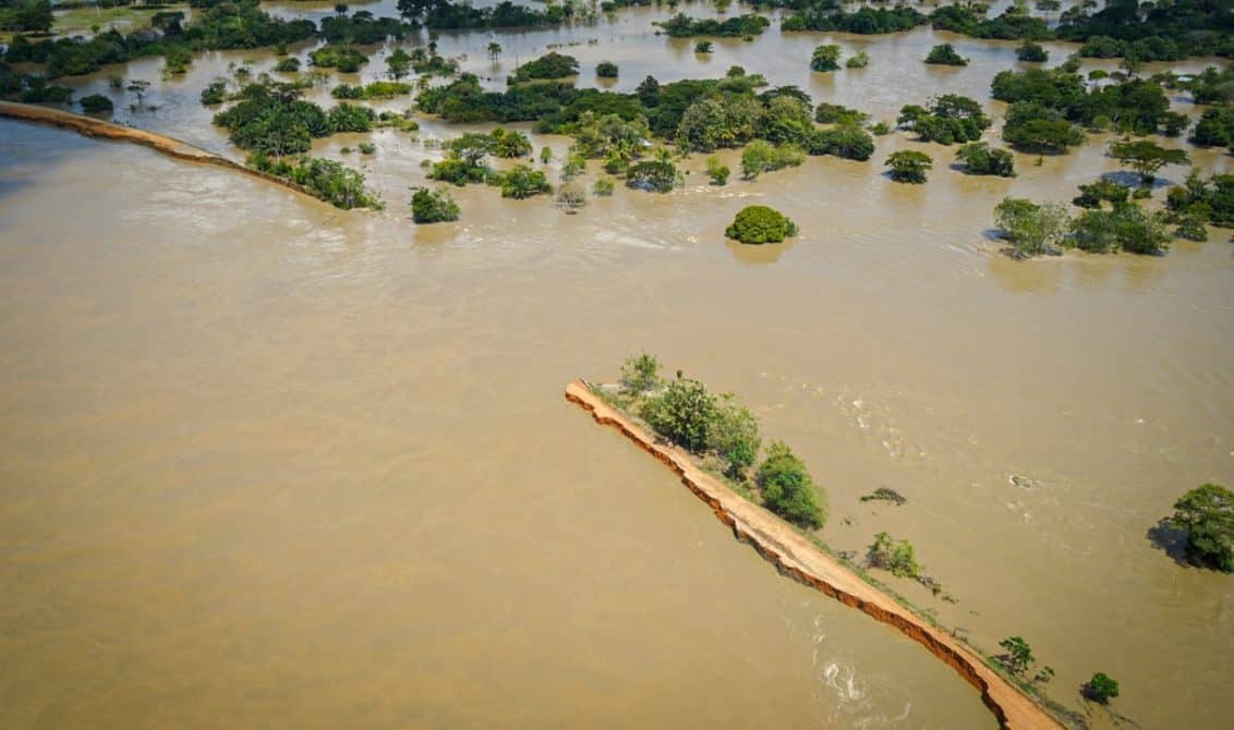 Declaran alerta roja en ‘Caregato’ por el alto nivel del río Cauca