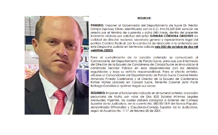 ¿El 'gober' prefiere la cárcel o cumplir?