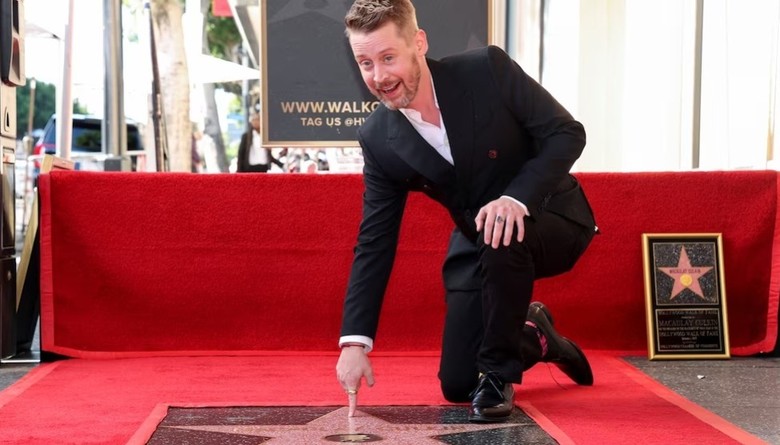 Macaulay Culkin recibió estrella en el Paseo de la Fama