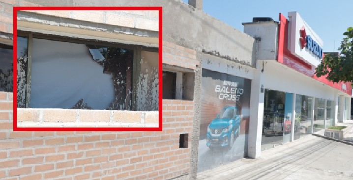 Se les metieron por una ventana