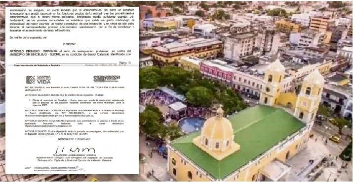 Supernotariado pone la lupa en Sincelejo por Gestión Catastral
