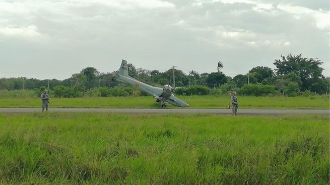 Avioneta de la Fuerza Aeroespacial sufrió accidente