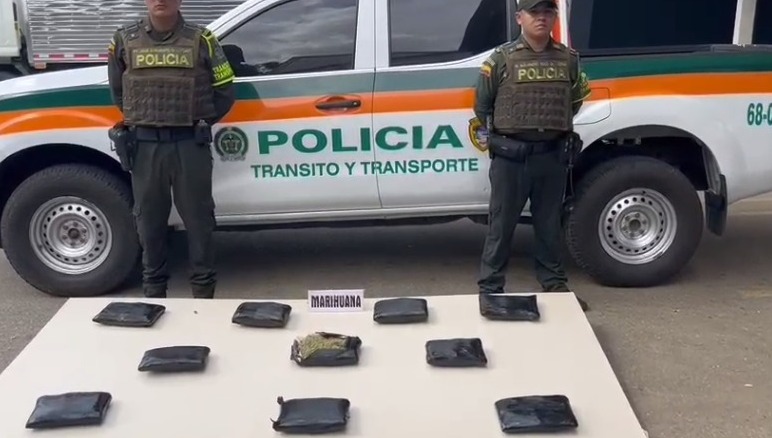 Policía de Tránsito y Transporte incautó sustancia estupefaciente transportada mediante modalidad encomienda   