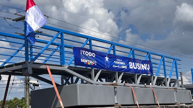 Plataformas flotantes de Businú, llegaron a Montería