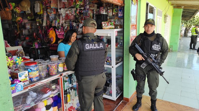 Gaula previene la extorsión en la Sabana Cordobesa