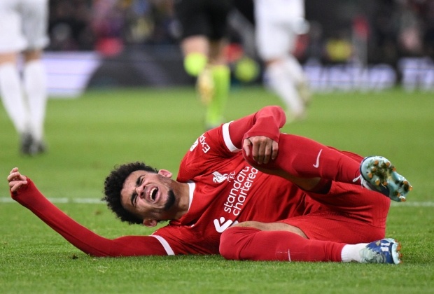 Luis Díaz se lesionó en partido frente al Arsenal