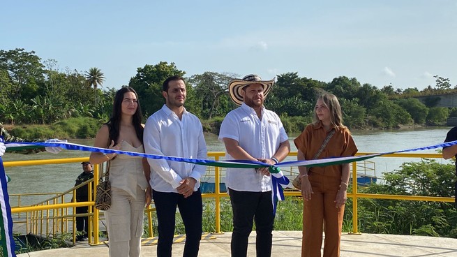 Gobernador de Córdoba inaugura Ronda del Sinú en Valencia
