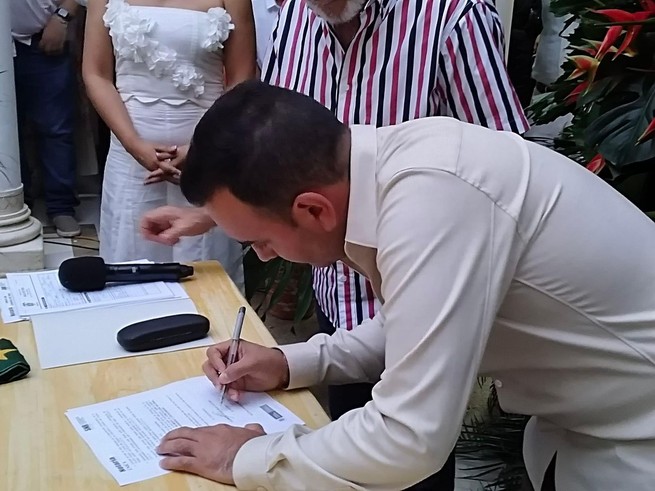 Alejandro Mejía Castaño, se posesionó como alcalde de Ciénaga de Oro