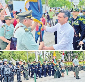 Coronel García recibió el mando de la Memot