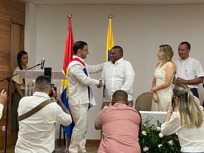 Hugo Kerguelén asumió como nuevo alcalde de Montería
