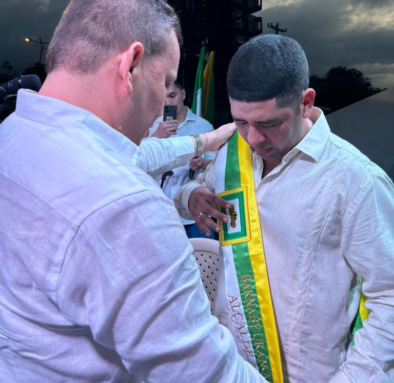 Barnaby Urango se posesionó en la zona rural como alcalde de San Andrés de Sotavento