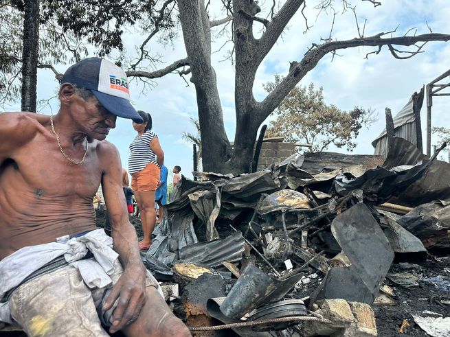 Don José, el rostro del incendio que arrasó con todo