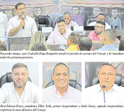 Se instaló el Concejo y se radicaron proyectos