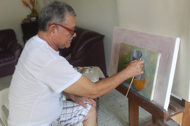 Wilfrido Ortega Rey, el pintor de la Sabana que rescata su esencia