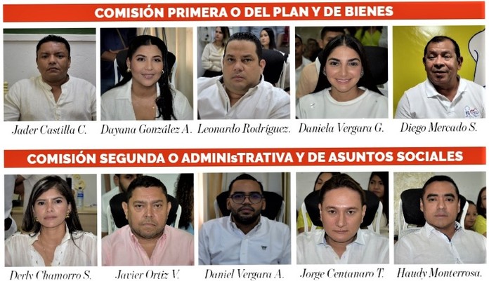 Así quedaron las comisiones permanentes en el Concejo