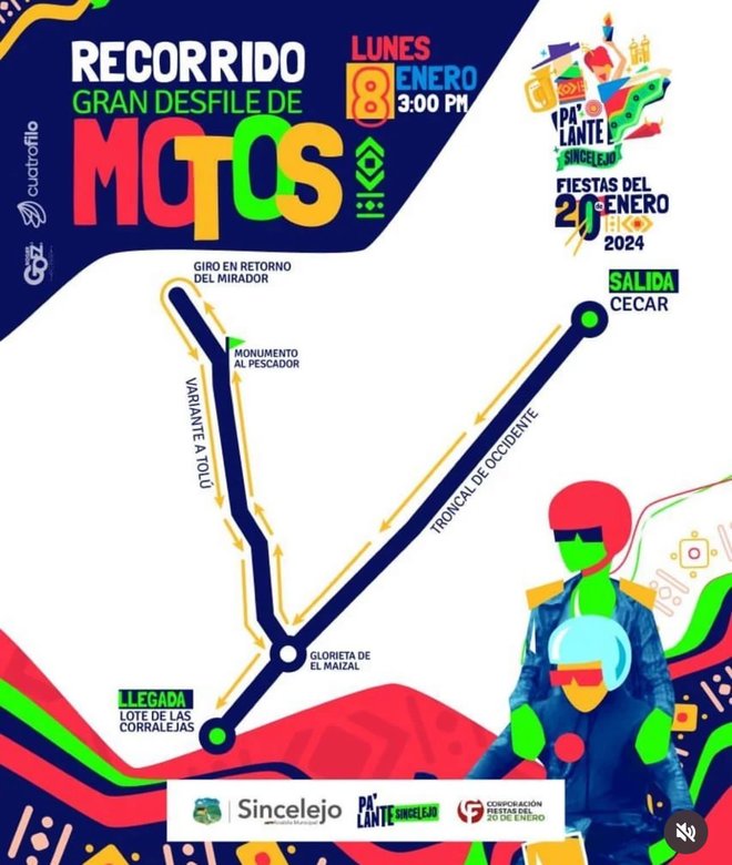 Es un solo desfile de motos: Alcalde Yahir Acuña