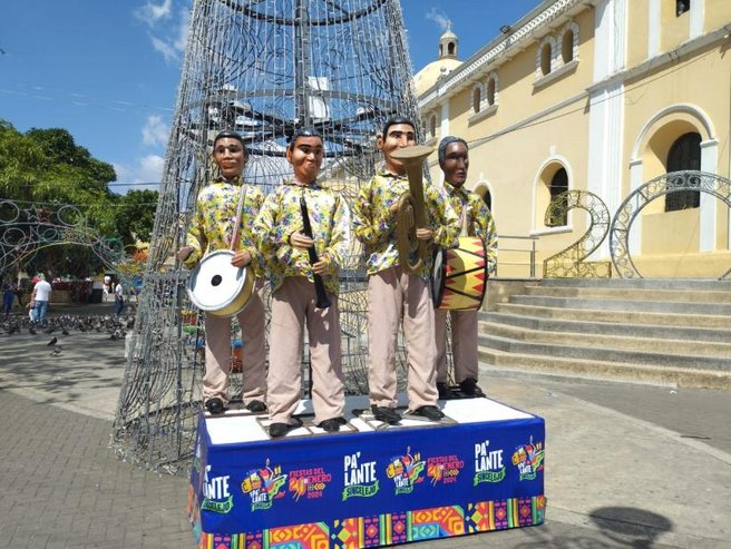 Monumentos engalanan las calles de Sincelejo, en celebración del 20 de Enero