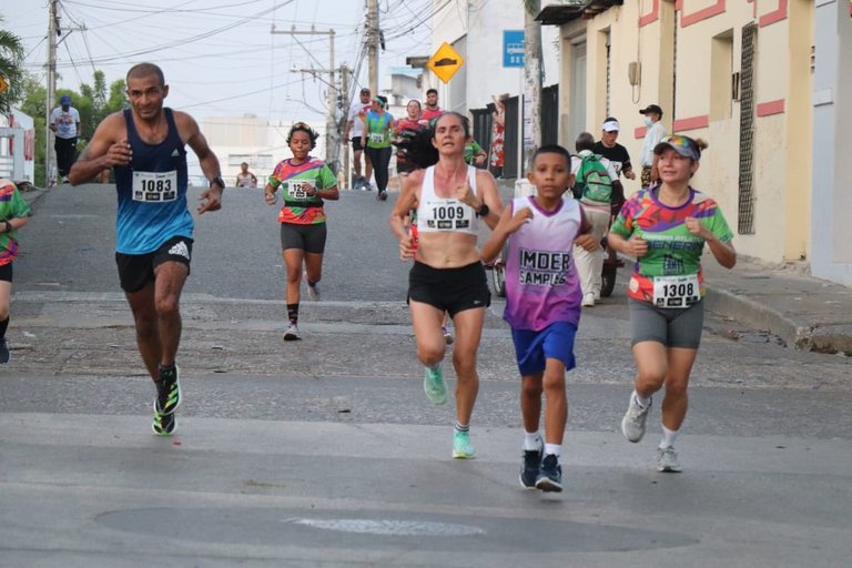 Atletas también celebraron