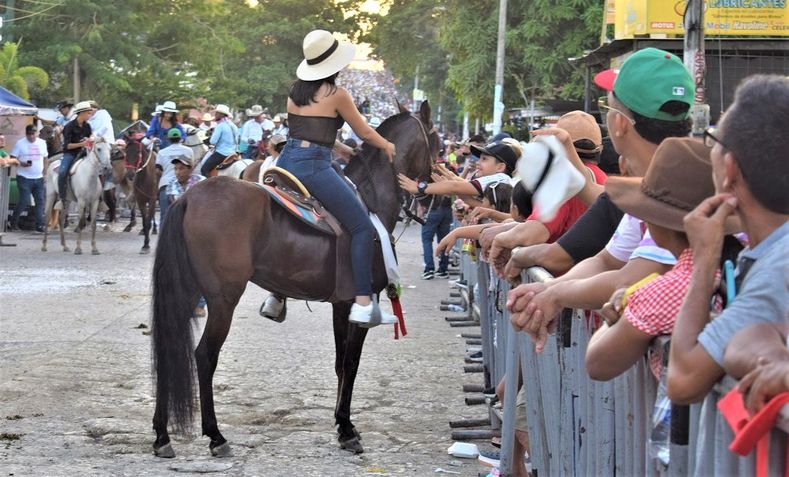 Niños, emocionados con los caballos