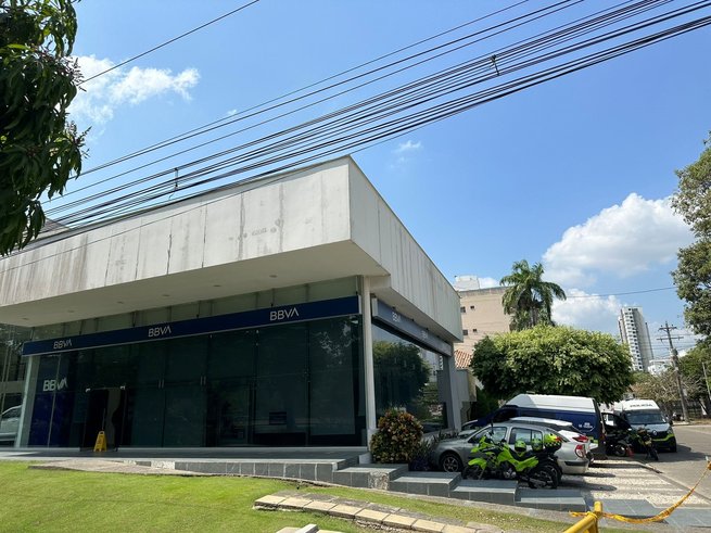 Atracaron un banco cerca a la Policía