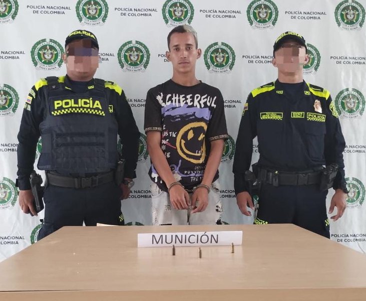 Nuevamente capturado, esta vez con munición ilegal