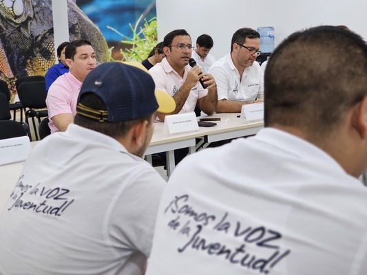 Los jóvenes participaron en la mesa sectorial para la construcción del Plan de Desarrollo