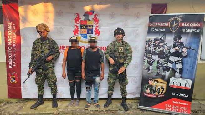En el Bagre, Antioquia, Ejército Nacional liberó a dos personas secuestradas por el Clan del Golfo