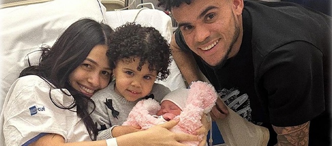 Nació Charlotte, segunda hija de Luis Díaz