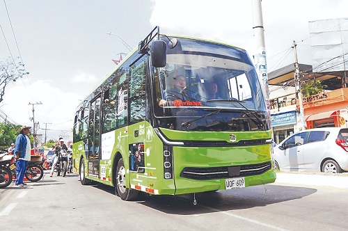 El bus eléctrico desde hoy cubre a Chochó