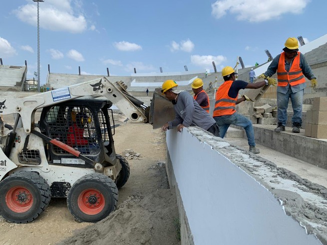 Hay 203 nuevos trabajadores en el estadio gracias a convocatoria laboral