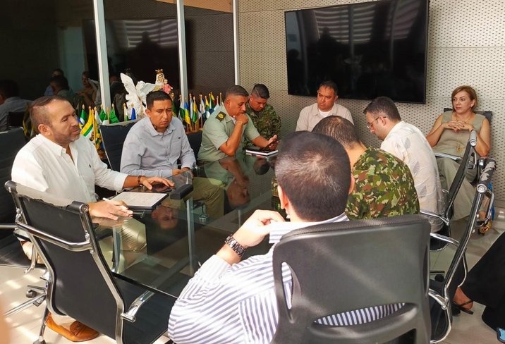 Policía Decor acompaña actividades de la empresa prestadora del servicio de energía