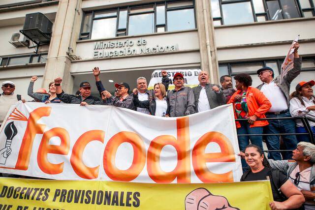 Fecode convocó marcha contra la Corte Suprema de Justicia