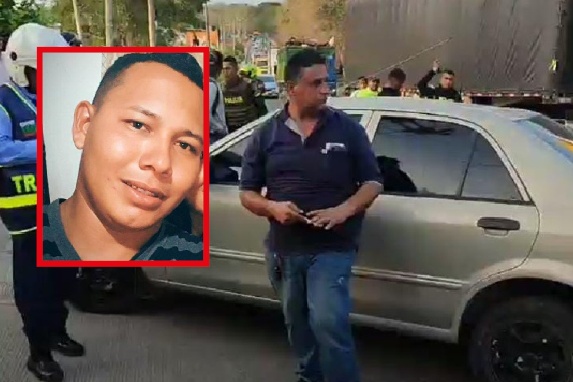 Policías se estrellaron contra un carro