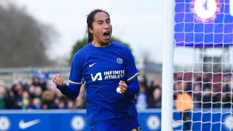 Mayra Ramírez marcó su primer gol con el Chelsea