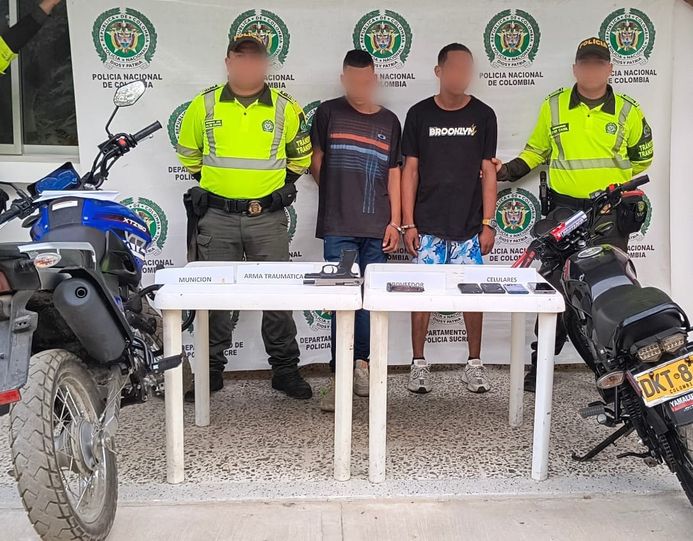 Capturados en persecución