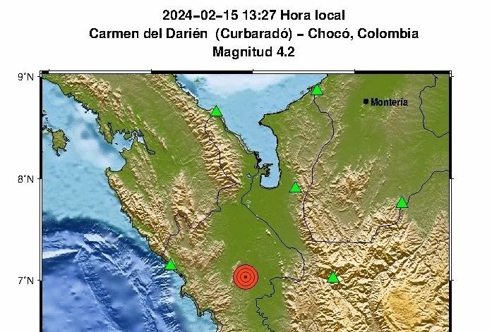 Tembló en el Chocó