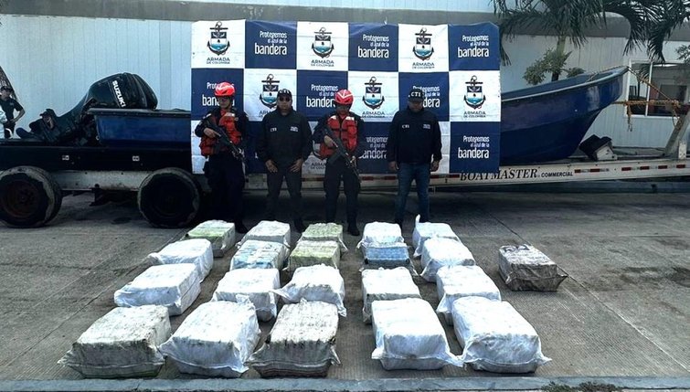 Guardacostas de Coveñas incautaron más de 500 kilogramos de cocaína