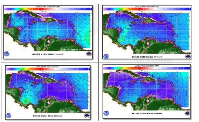CVS advierte llegada de frente frío al mar Caribe