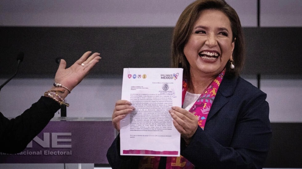 Principal opositora de AMLO se inscribió como candidata a la presidencia de México