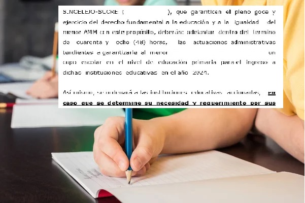 Juez ordenó a colegios privados admitir a un niño autista