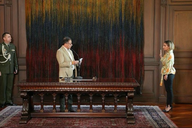 Laura Sarabia se posesionó como directora del Dapre