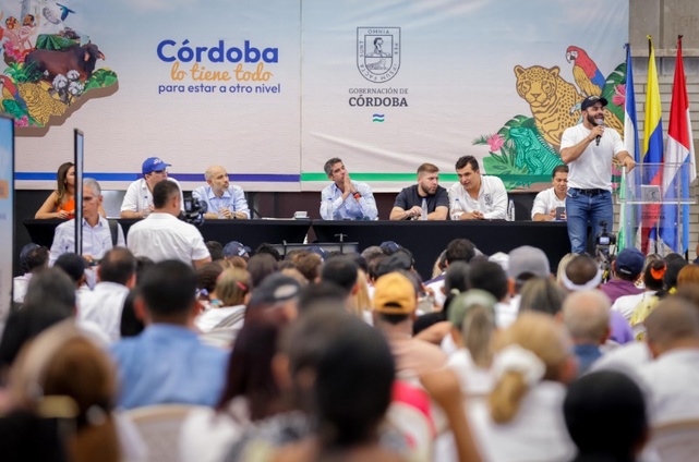 Gobernador Erasmo Zuleta anuncia inversión histórica de $100 mil millones para Montería